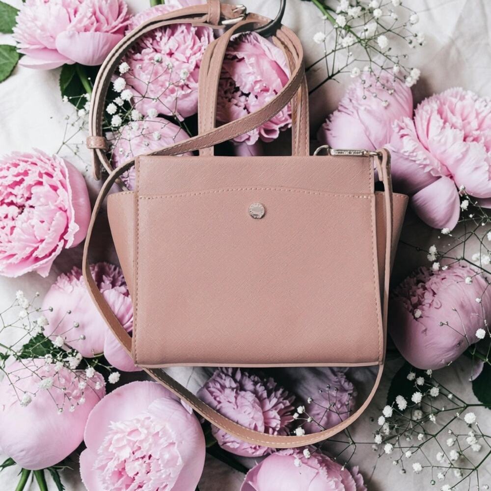 Steve Madden Blush Pink Structured Satchel Crossbody NWOT lil Bag - Picture 15 of 15